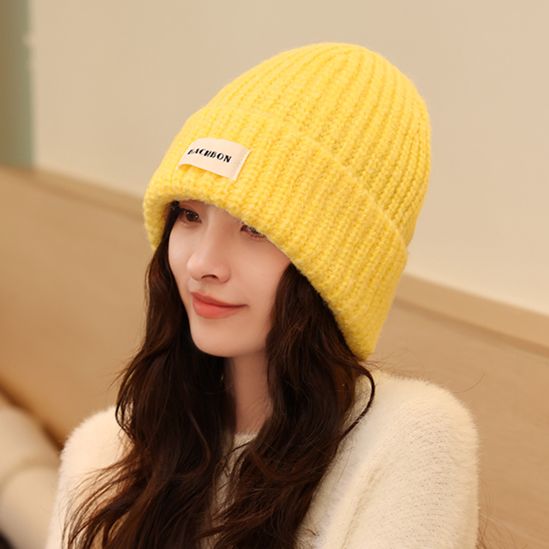 秋冬出游休闲无檐针织帽厂家直销