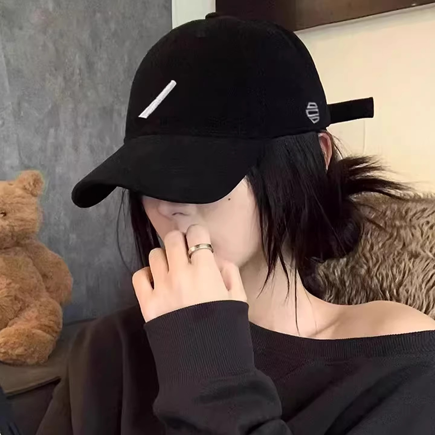 韩版简约刺绣棒球帽子女2025新款加大加宽显脸小街头百搭鸭舌帽潮,服饰配件/皮带/帽子/围巾,帽子,淘宝优惠券,粉丝福利购,淘宝优惠卷