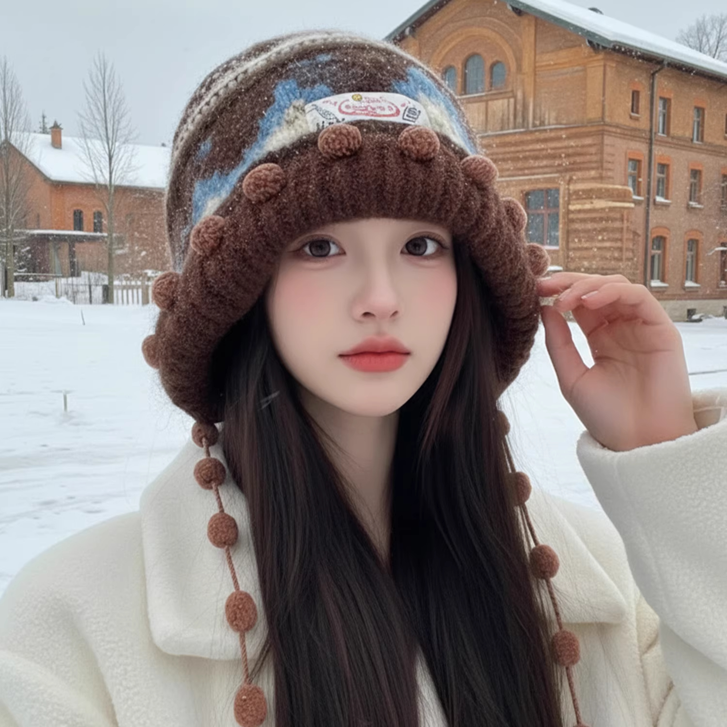 灵允针织帽出游休闲女冬厂家直销