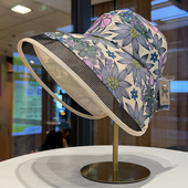 中老年夏季 大帽檐防紫外线户外出游可折叠太阳帽 空顶遮阳帽子女款