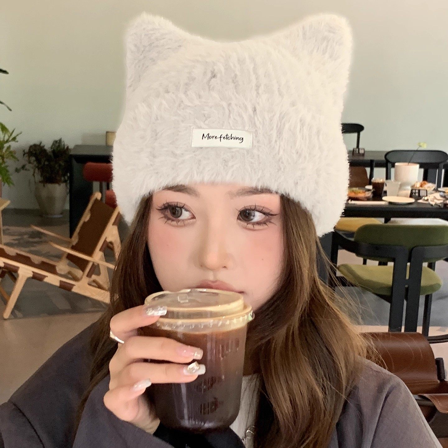 灵允针织帽出游休闲女冬厂家直销