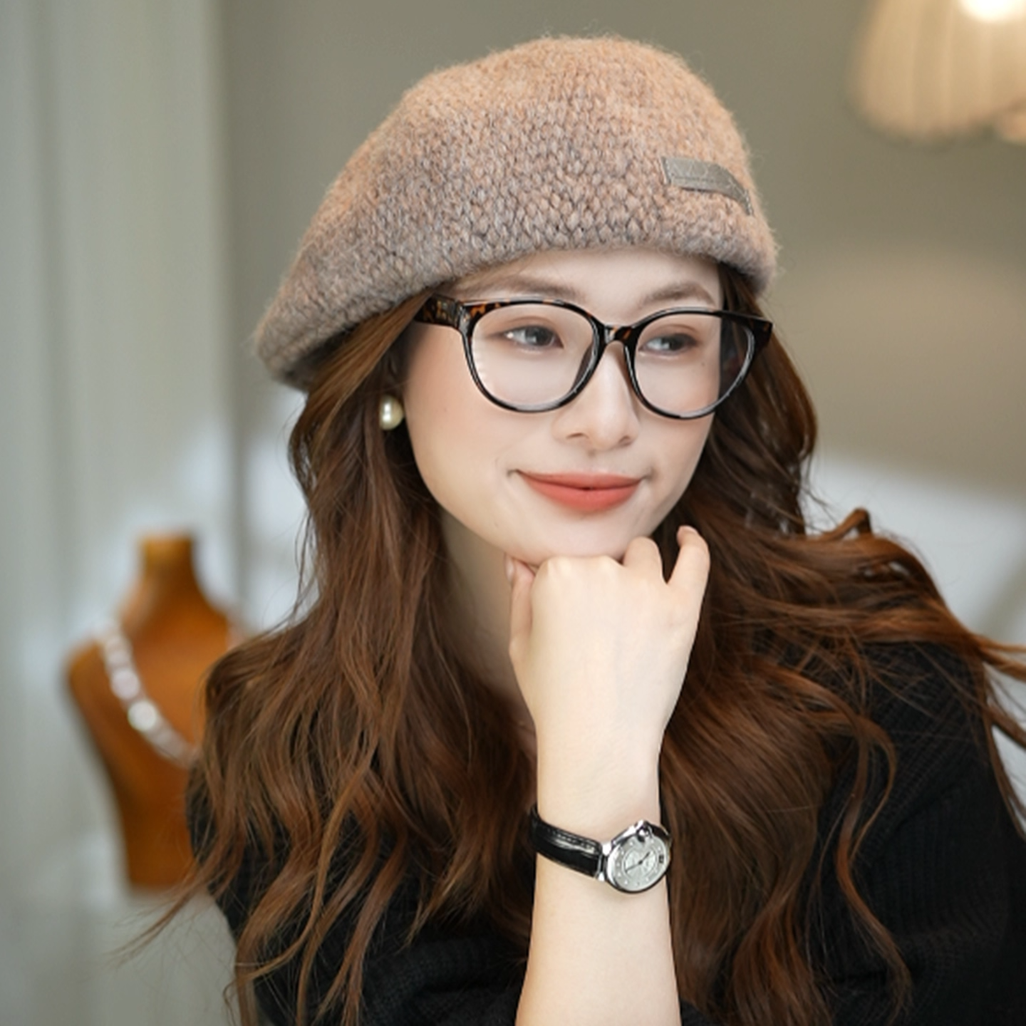 灵允前进帽出游休闲女冬厂家直销