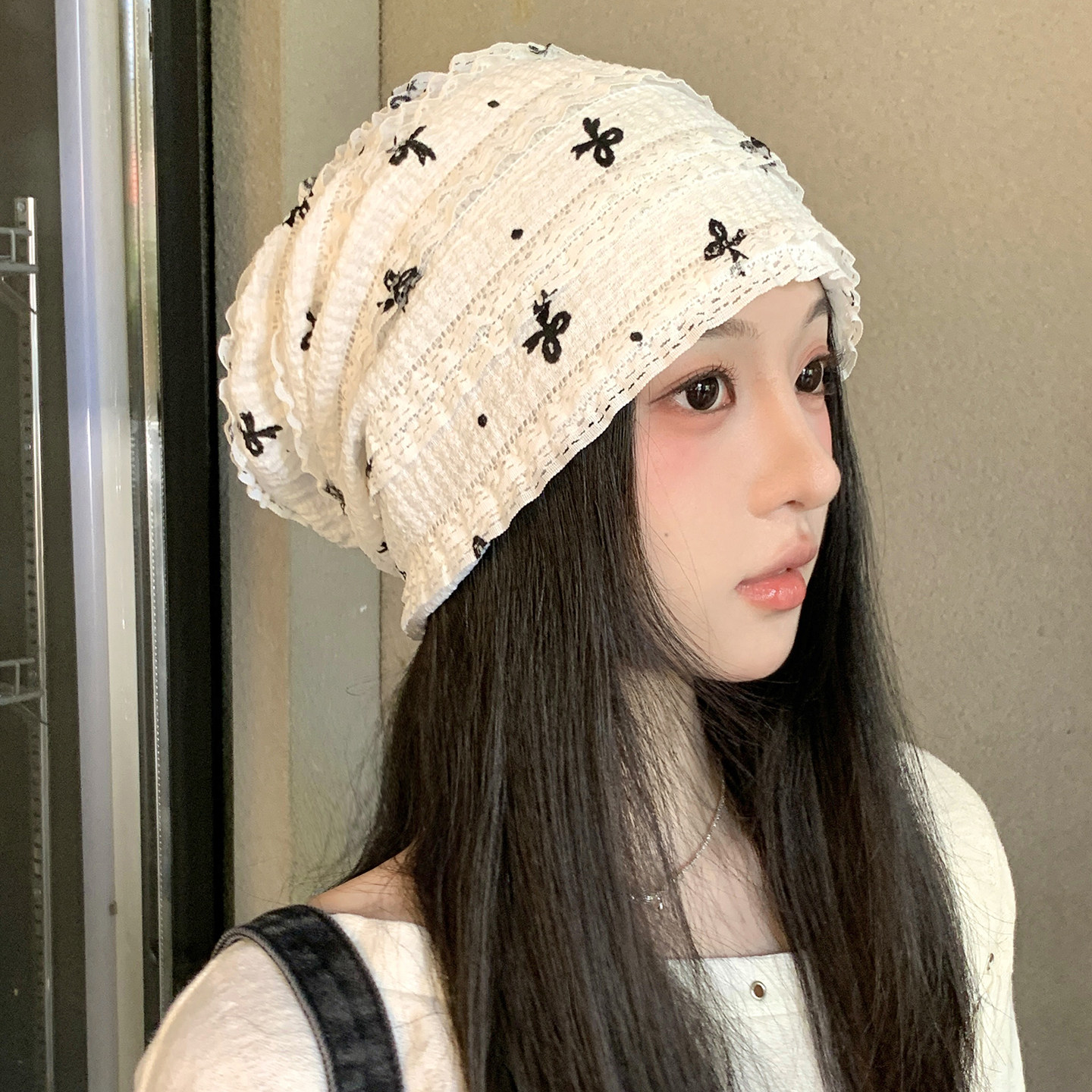 灵允堆堆帽出游休闲女秋厂家直销