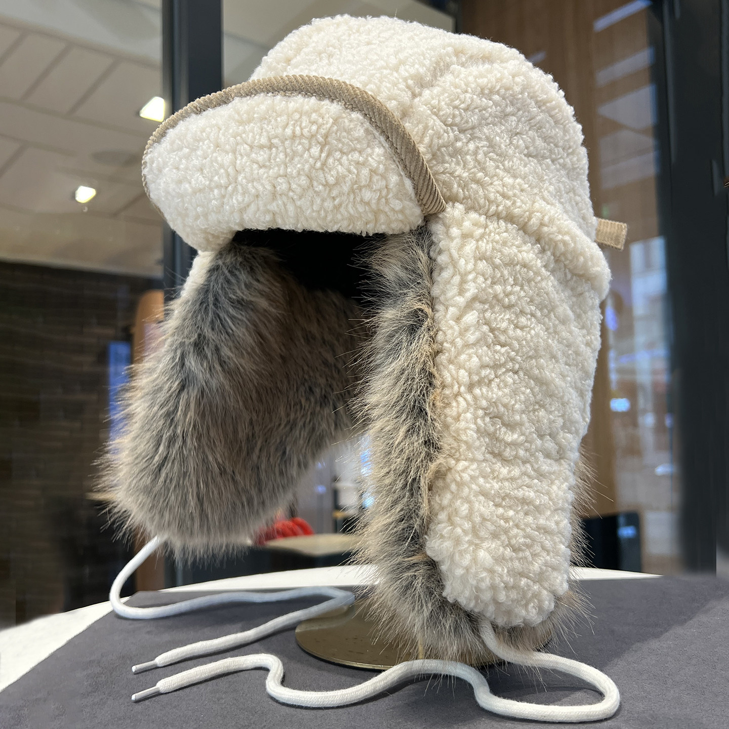 羊羔绒毛绒系带护耳雷锋帽子女2025冬季新款加厚保暖东北套头帽潮,服饰配件/皮带/帽子/围巾,帽子,淘宝优惠券,粉丝福利购,淘宝优惠卷