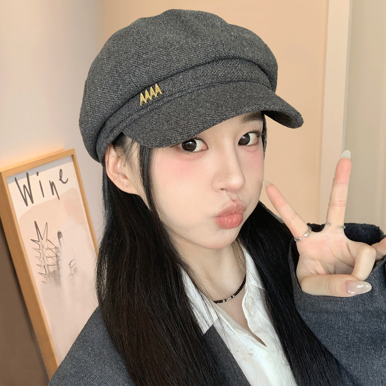 灵允八角帽出游休闲女夏厂家直销