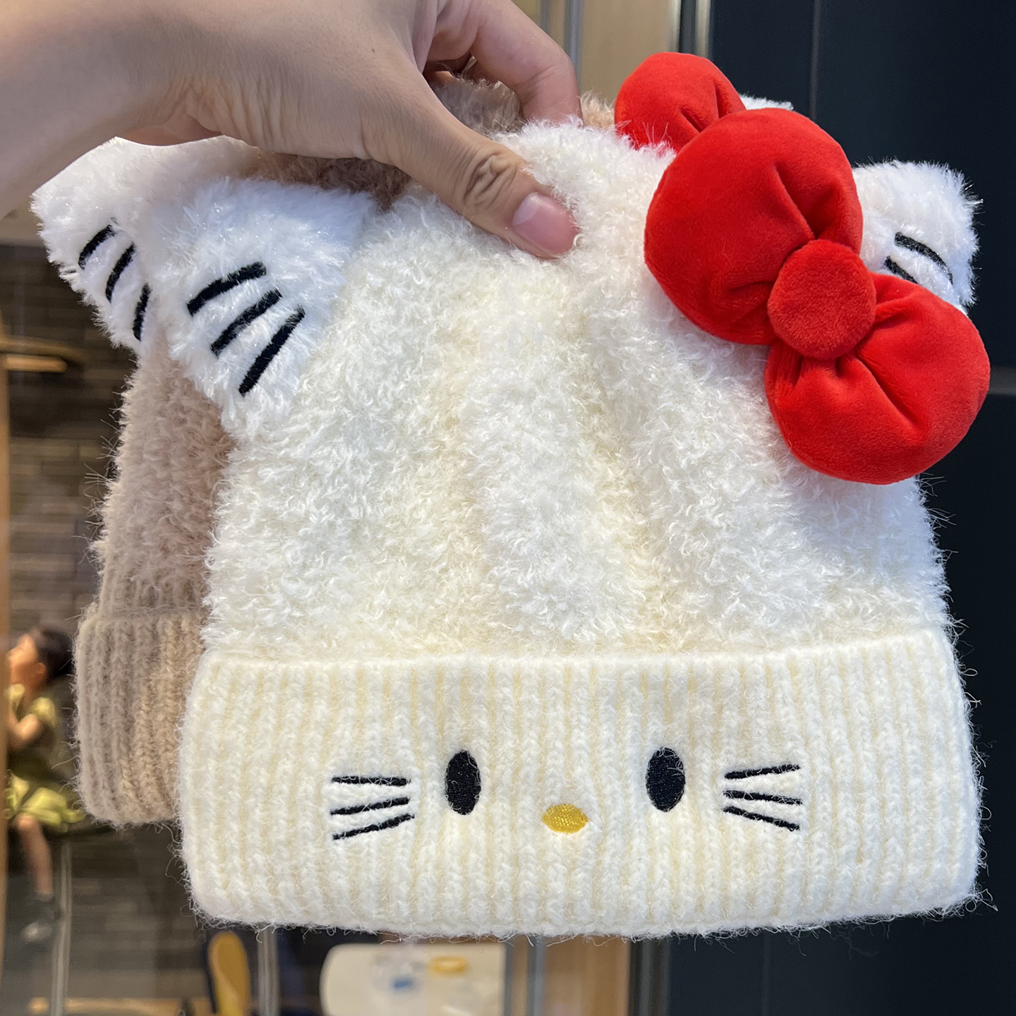 灵允针织帽出游可爱女冬厂家直销