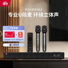 唱吧L1家庭影院音响套装带双唱歌麦克风k歌一体机家庭ktv