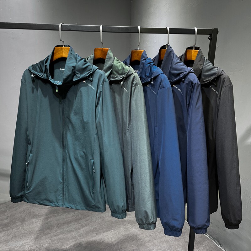 男士立领夹克春秋款加大码宽松休闲上衣秋季中年爸爸户外运动外套