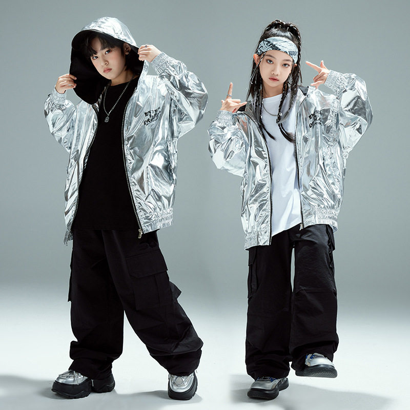儿童街舞演出服架子鼓嘻哈套装
