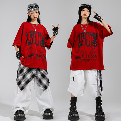 儿童街舞服装炫酷男童舞台演出服