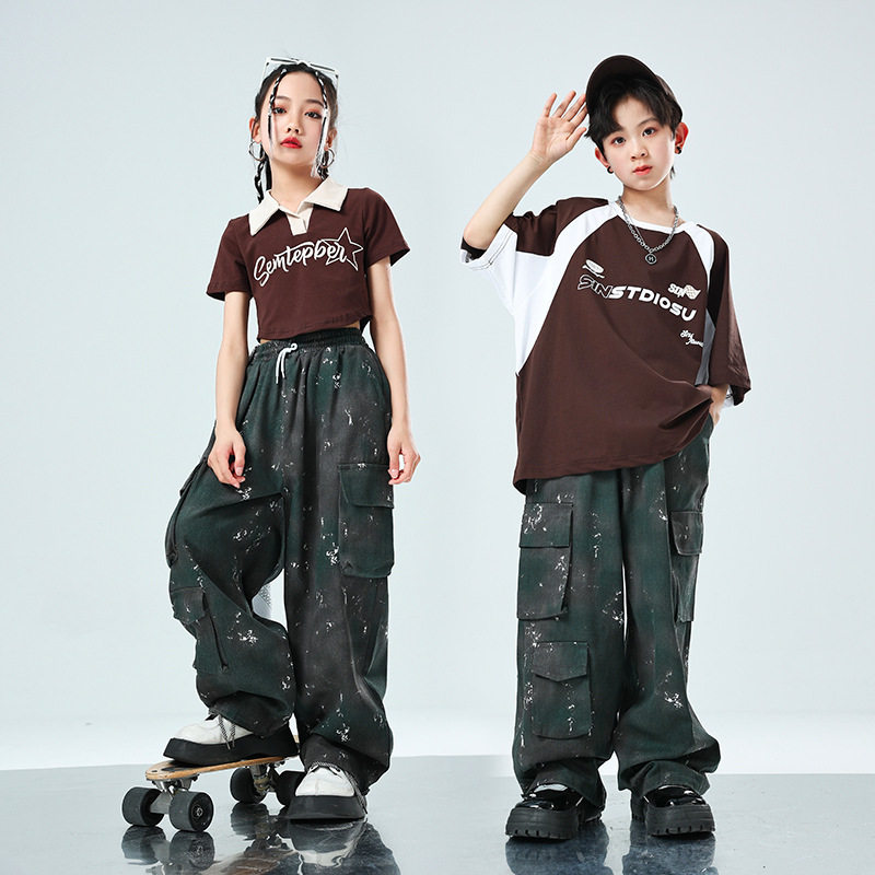 儿童街舞演出服jazzoldschoo套装