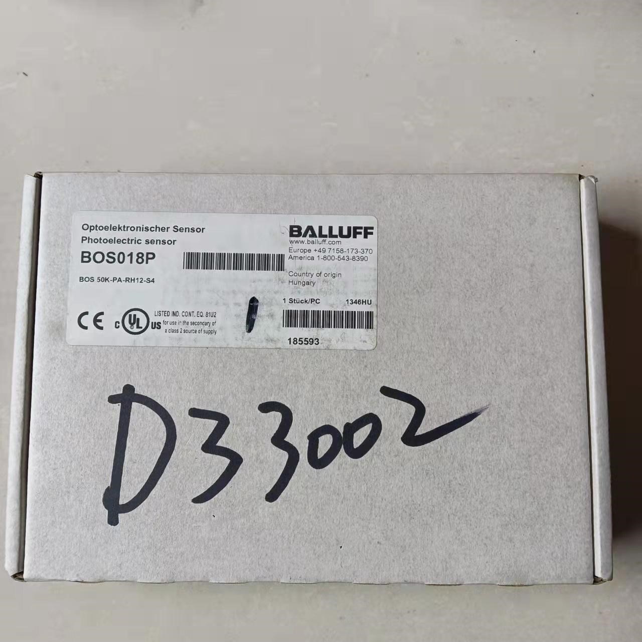 全新原装正品巴鲁夫传感器BOS018P BOS50K-PA-