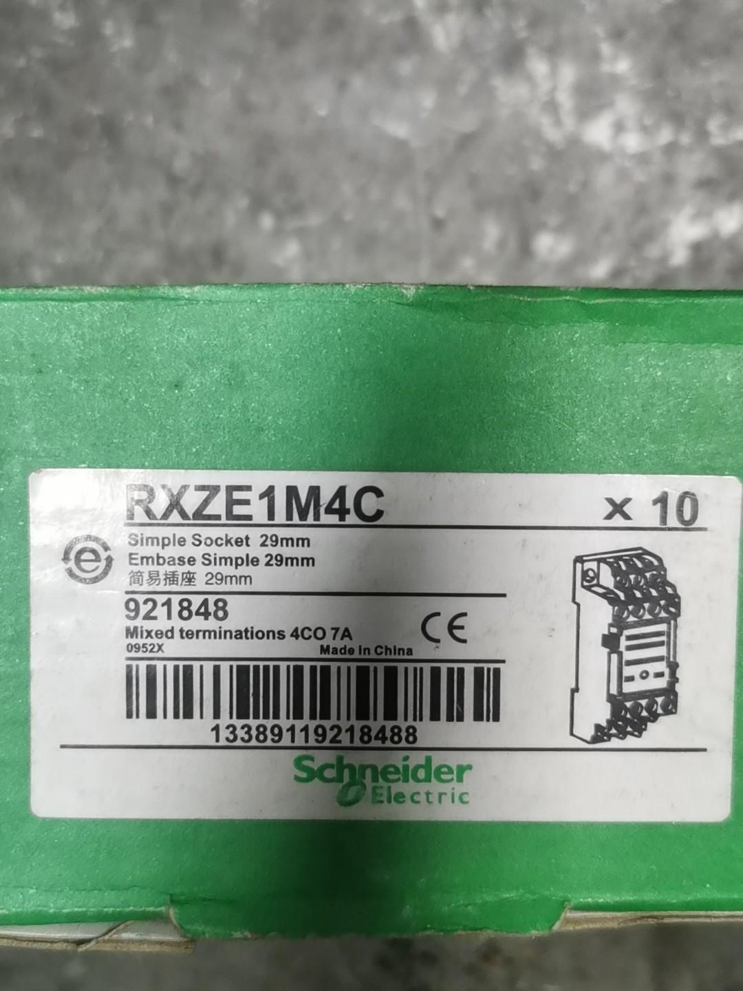 施耐德继电器底坐RXZE1M4C