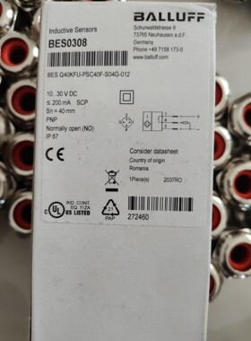 巴鲁夫 BES0308 BES Q40KFU-PSC40F-