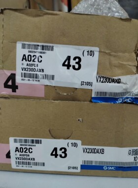 SMC原装电磁阀VX230DAXB电磁阀DC24V 10.5