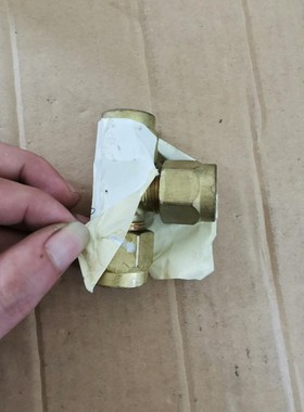 铜制三通SERTO-15管接头，全新未使用，实物拍摄，现货1