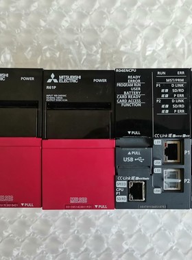 三菱PLC，R04ENCPU，R61P，成色如图，原装拆机件