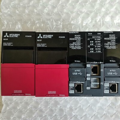 三菱PLC，R04ENCPU，R61P，成色如图，原装拆机件