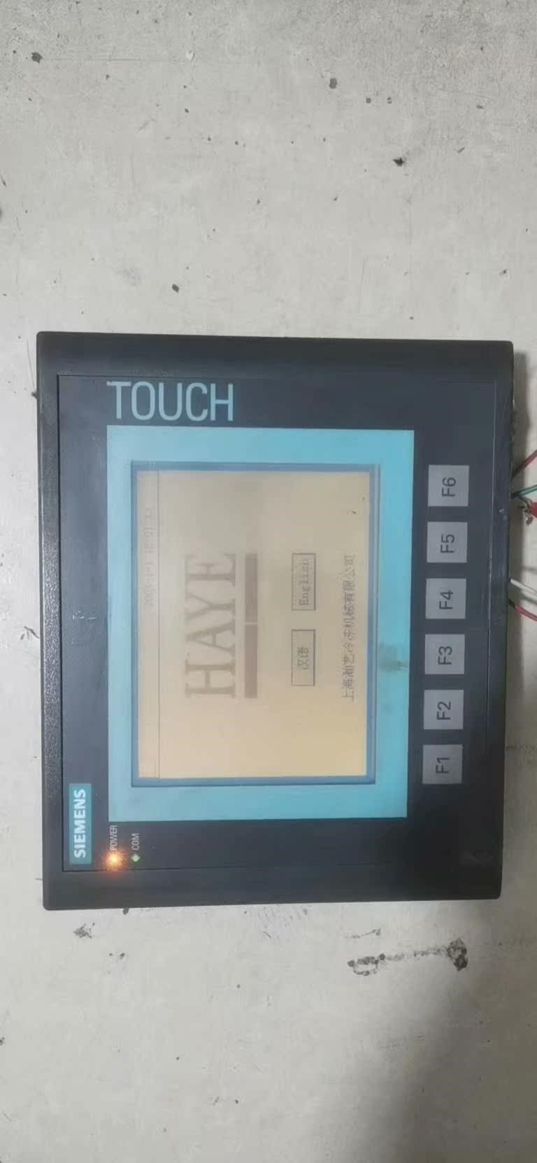 西门子屏640-0DA110-0AXO实图通电正常。实价