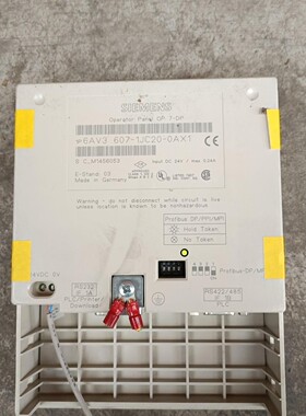 西门子op7 6av3607-1jc20-0ax1，二手拆机