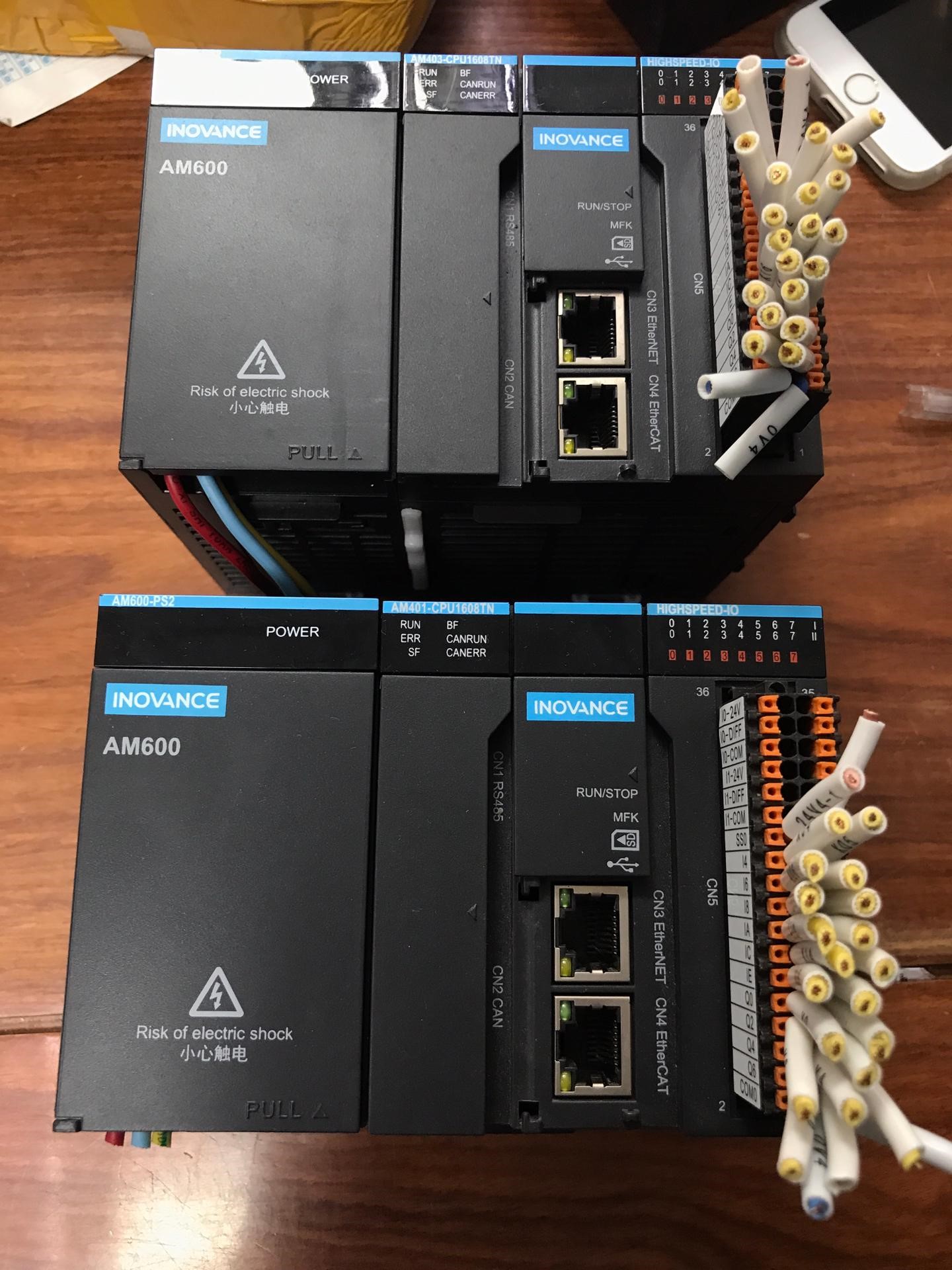 汇川plc可编程控制器AM401-CPU1608TN，