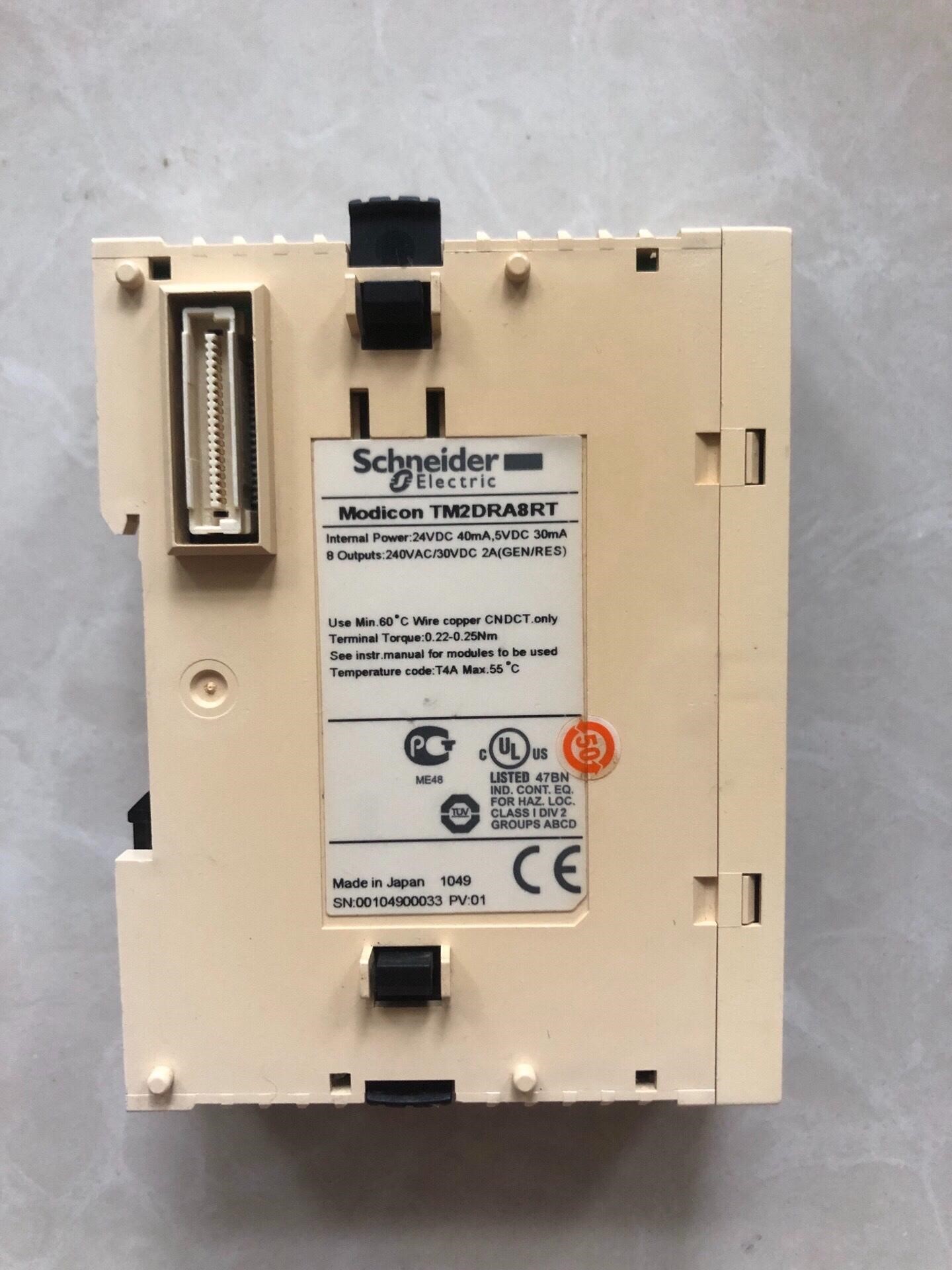 原装拆机 施耐德PLC TM2DRA8RT 实物拍摄 功能包