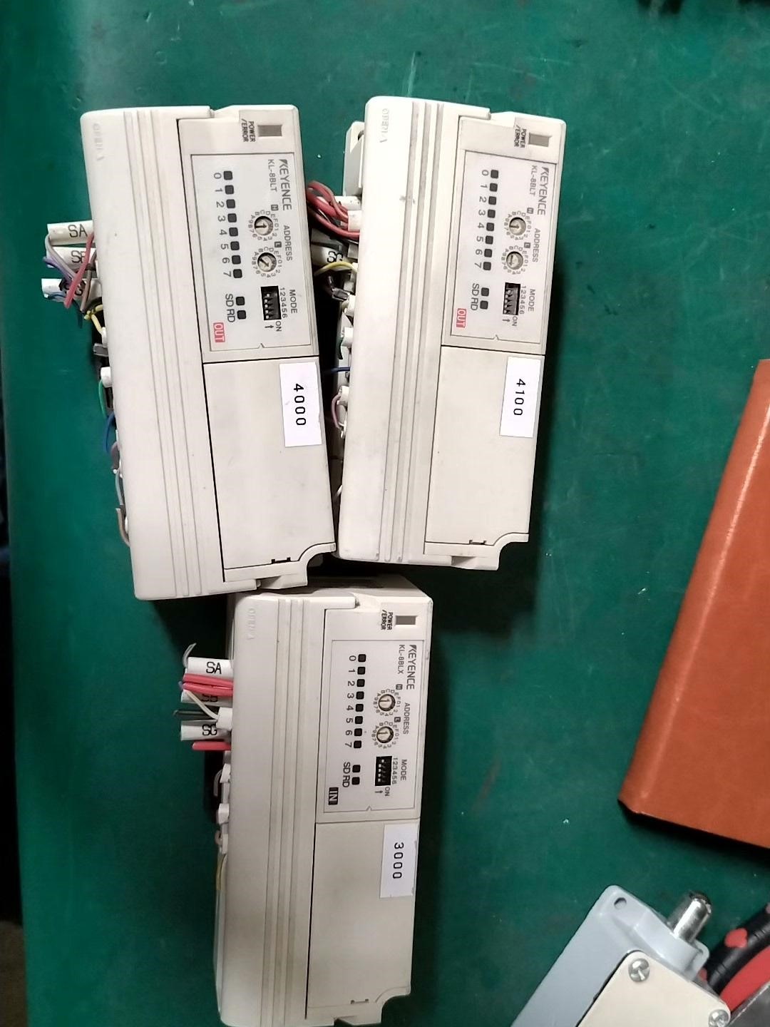 基恩士KL-8BLT2个+KL-8BLX1个功能完好成色新3