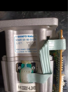 SHIMPO-Nidec电机组件，VGMR-64-86-D-L06。工程二手拆机