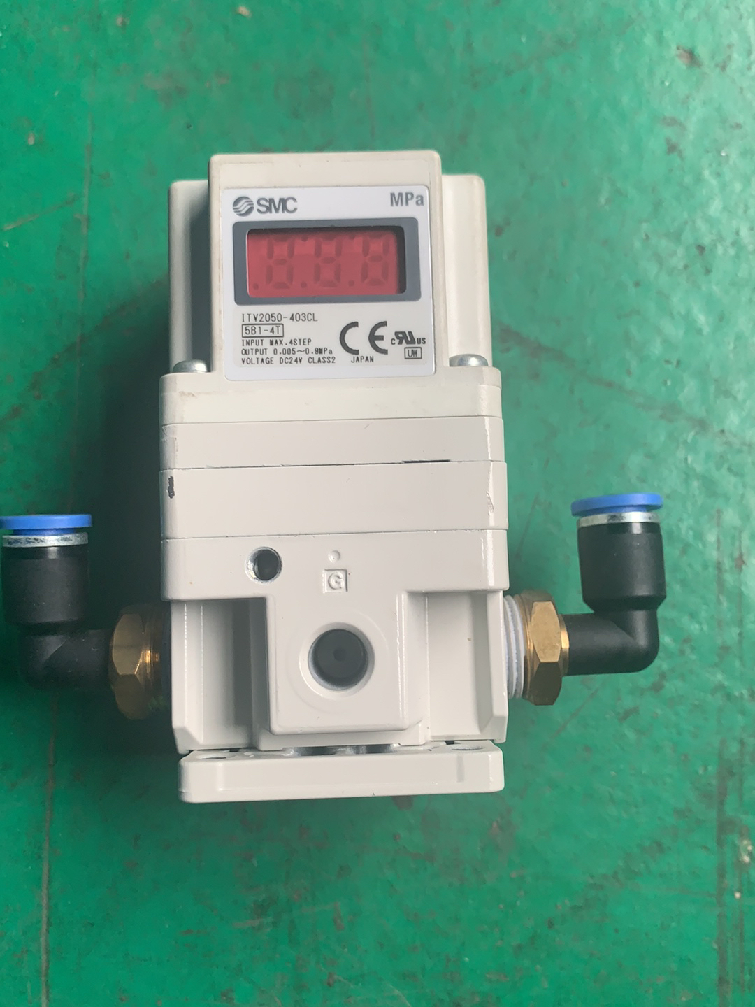 拆机，SMC比例阀ITV2050-403CL 接口螺纹碎了