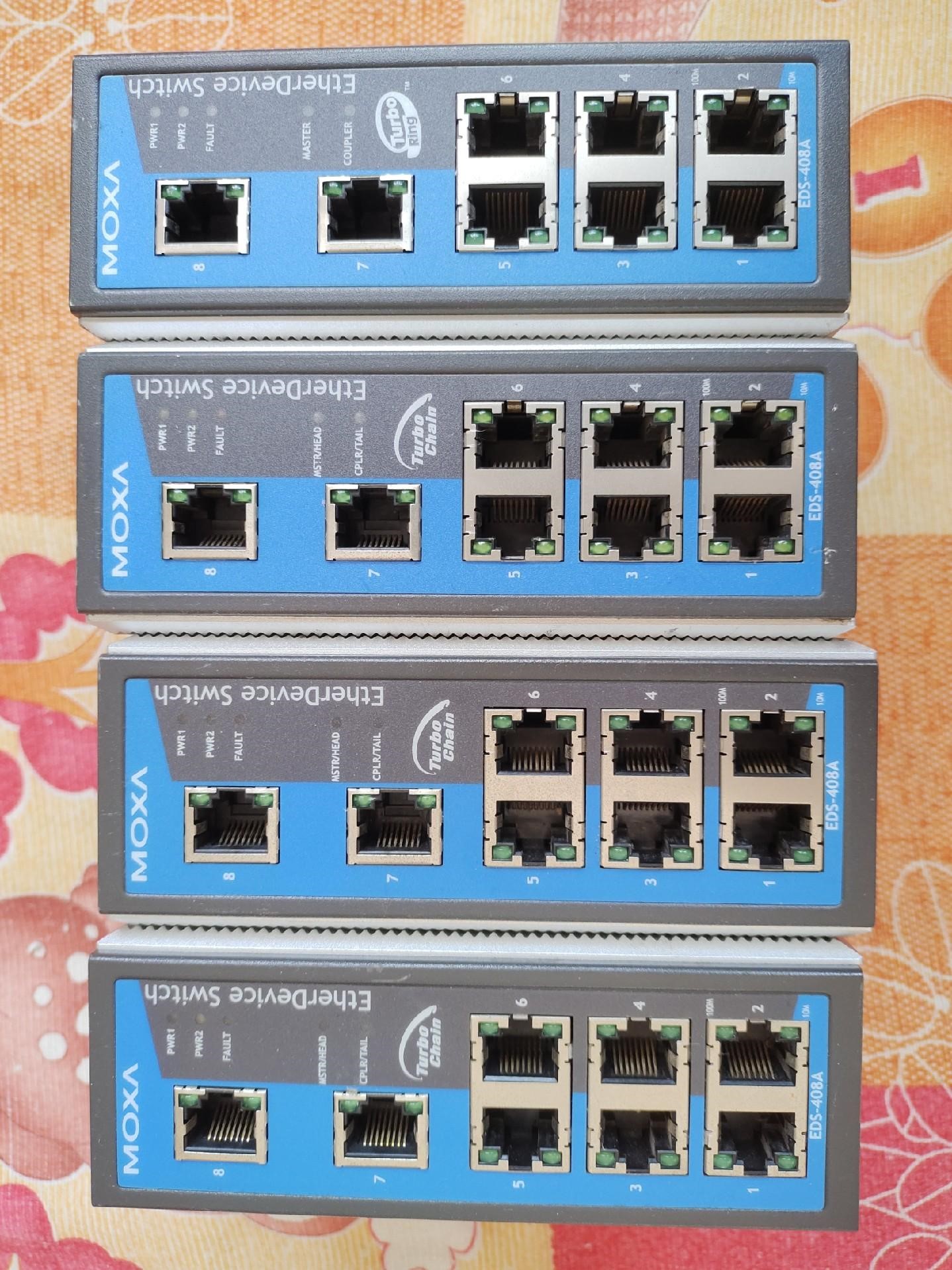 MOXA EDS 408A 208A 308A工业以太网交换