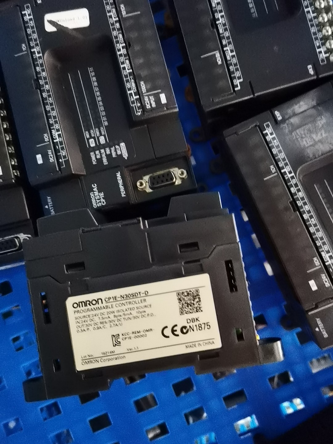 欧姆龙PLC+模块，CP1E-N30SDT,CP1W-20E