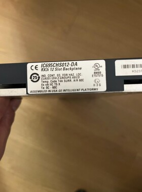 GE Plc IC695CHS012底板，成色新