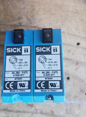 WL260-F470 光电开关共8只成色如图，皮毛有瑕疵磕碰