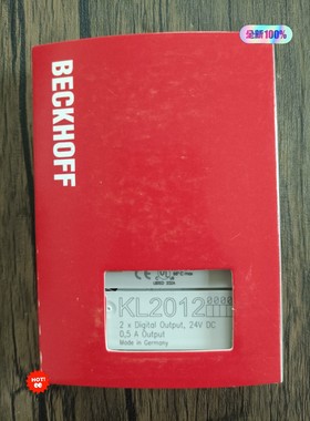 全新原装正品 倍福PLC KL2012 模块，库存余货，实物