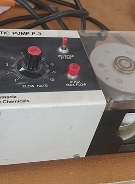Pharmacia蠕动泵P-3型处理一台实验室仪器，成色如图