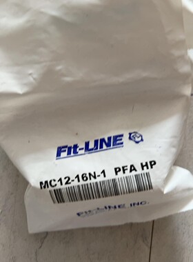 PFA全新进口FIT-LINE内丝接头MC12-16N-1，