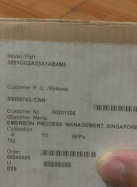 全新罗斯蒙特变送器3051CG2A，全新带包装，剩余的一台，