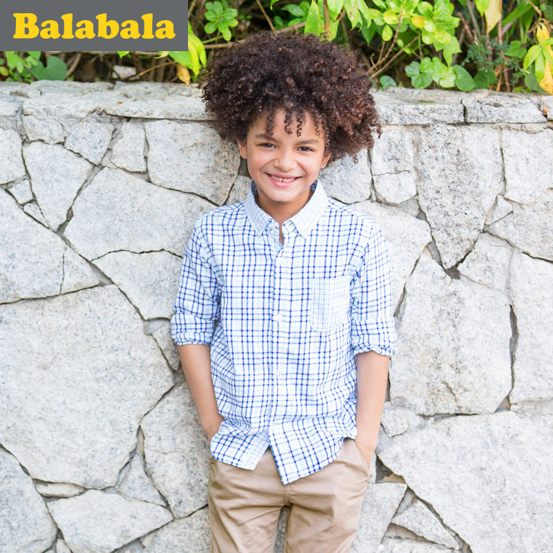 Chemise garcon à manche longue - Ref 2073495 Image 1