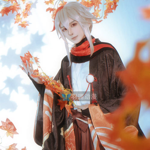 羽翊动漫原神枫原万叶cosplay服