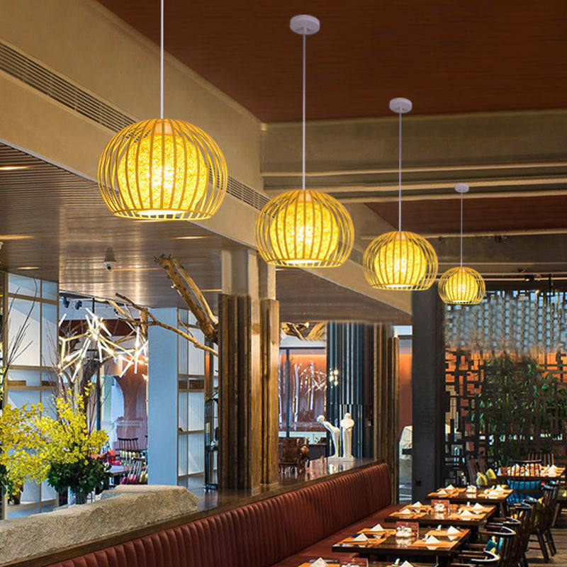 简约餐饮餐厅吊灯个性网红创意铁艺灯吧台火锅烧烤奶茶店专用灯具