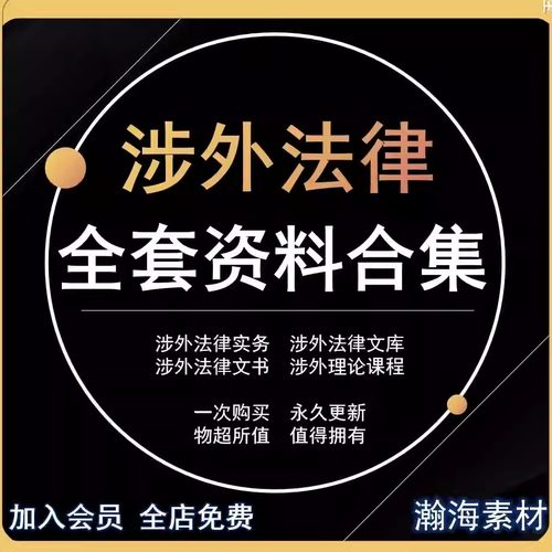 涉外法律国际国外美国合同实务实操讲解知识电子版资料合集