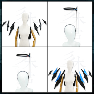 明日方舟送葬人无题密令cos道具服武器天使圈翅膀头饰精一精二