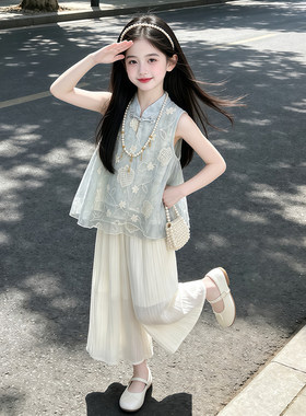 女童夏季新款国风汉服两件套
