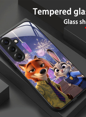 26plus苹果17SamsungS25三星S24ultra手机壳A56加23FE女22u男54玻璃53case适用52朱迪21+尼克16高级M55超好看