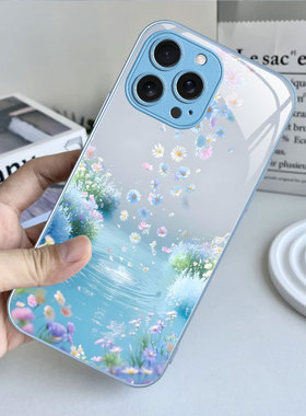 A55苹果17SamsungS24三星S23ultra手机壳21加S25FE花22u超好看54玻璃14case56适用16plus女20+15高级感26电话