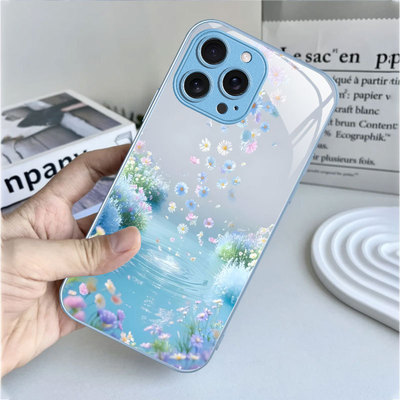 A55苹果17SamsungS24三星S23ultra手机壳21加S25FE花22u超好看54玻璃14case56适用16plus女20+15高级感26电话