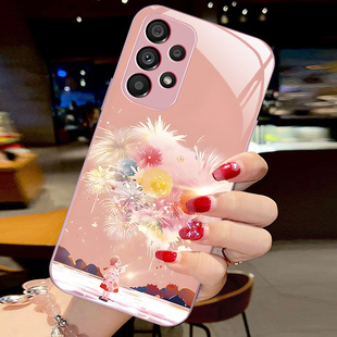 高级 20plus8苹果14女生SamsungS25三星S24fe手机壳A55烟花S22ultra女s23u男54玻璃53case适用52可爱16电话21