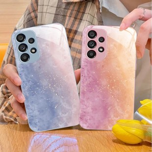 高级 20plus8苹果14SamsungS25三星S24fe手机壳A55晕染渐变S22ultra女s23u男54玻璃53case适用52好看16电话21