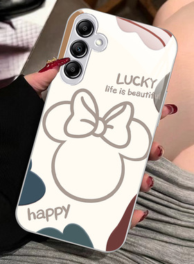 20plus8苹果14SamsungS25三星S24fe米妮A55手机壳13蝴蝶结S22ultra女s23u加54男21+53case52适用34玻璃9外16p