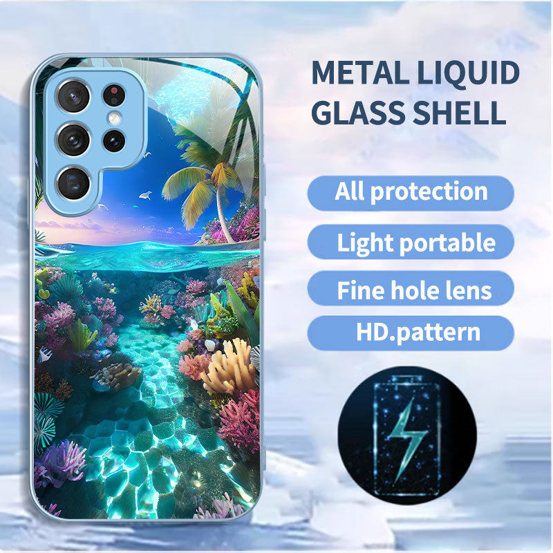 A56苹果17鲸SamsungS25+三星S23ultra手机壳26加S24fe大海22u水母54玻璃53case55适用16plus女21超好看14外15,3C数码配件,手机保护套/壳,淘宝优惠券,粉丝福利购,淘宝优惠卷